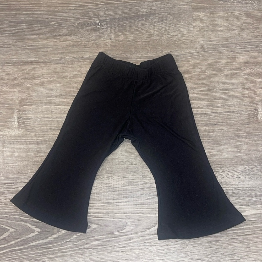 Baby Girl Black Flare Pants 3-6 Months